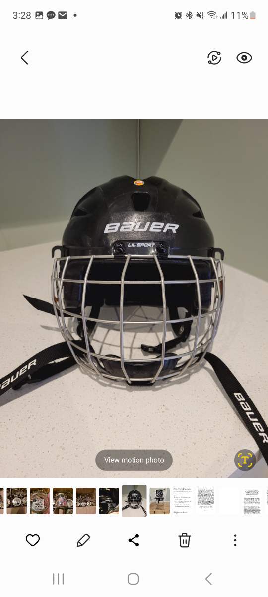 Bauer Helmet