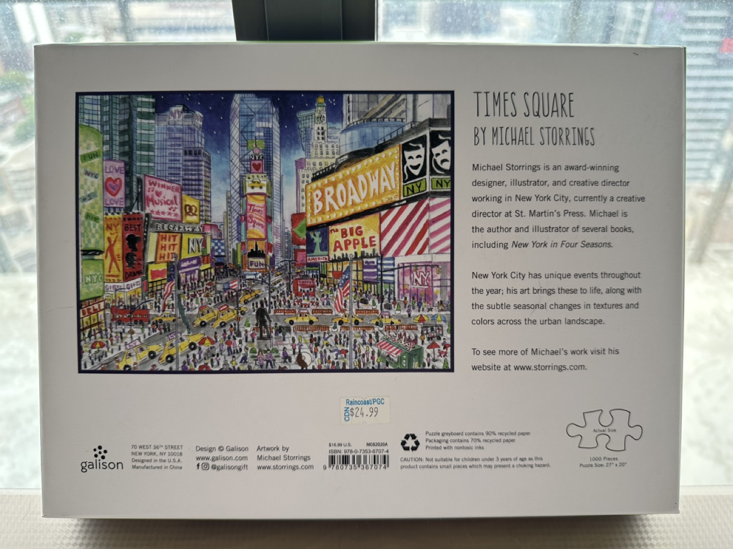 Galison Puzzle 100p piece_Time Square - photo 4