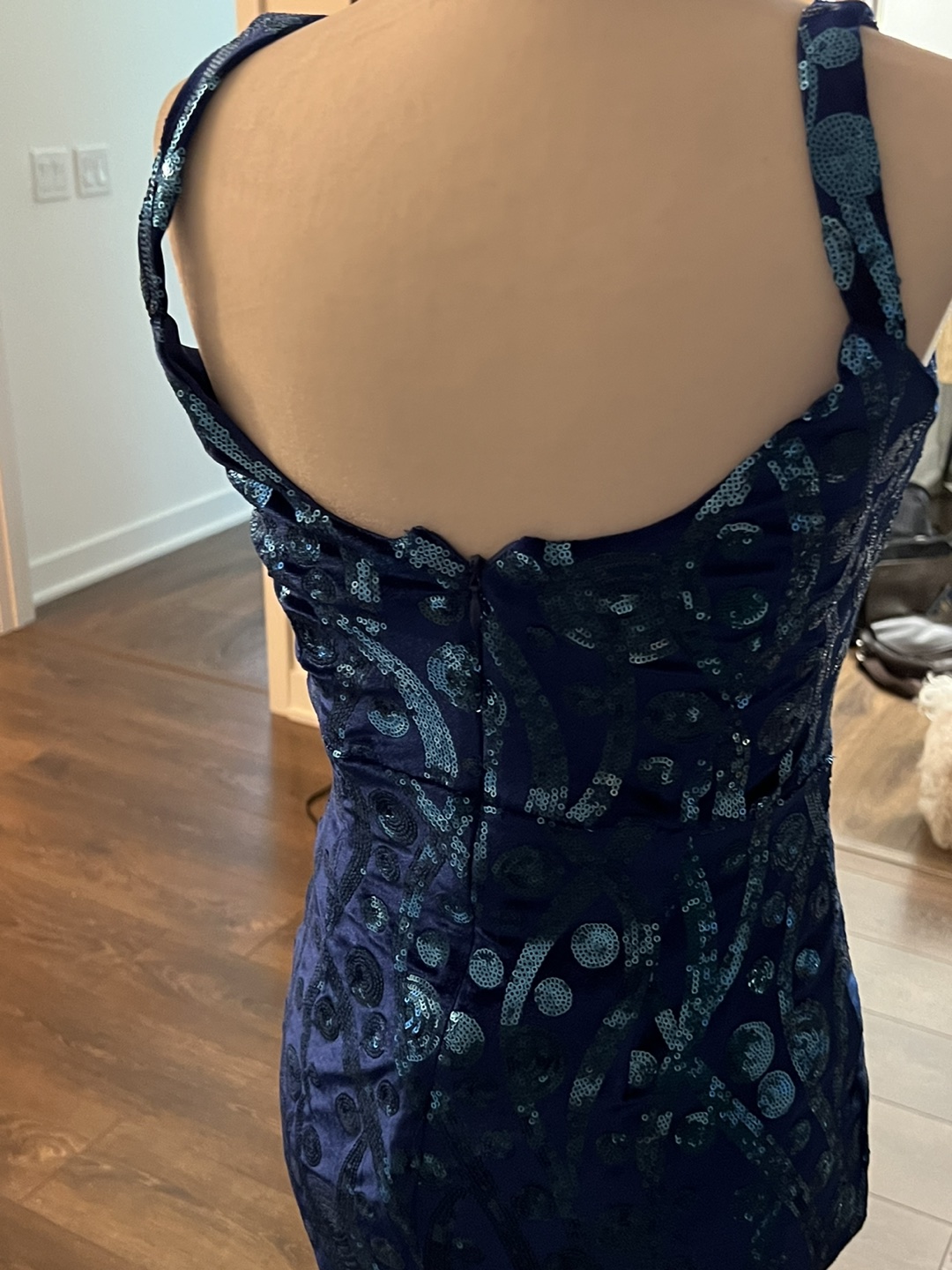 Sapphire blue party dress - photo 2