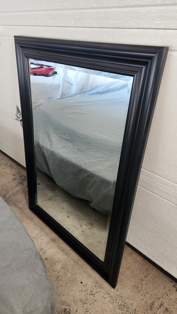 30.25"× 42.25" black mirror