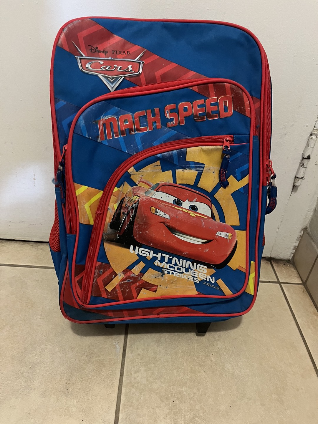 Disney school bag with stroller