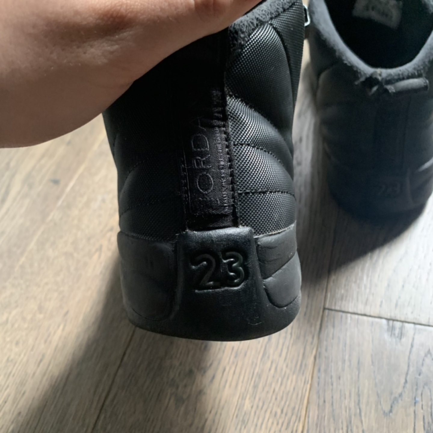 Jordan 12 Retro Winter Black Men - photo 4