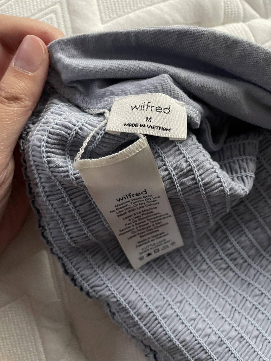 Aritzia Wilfred Daveney Purple Tube Top image indicator(4)