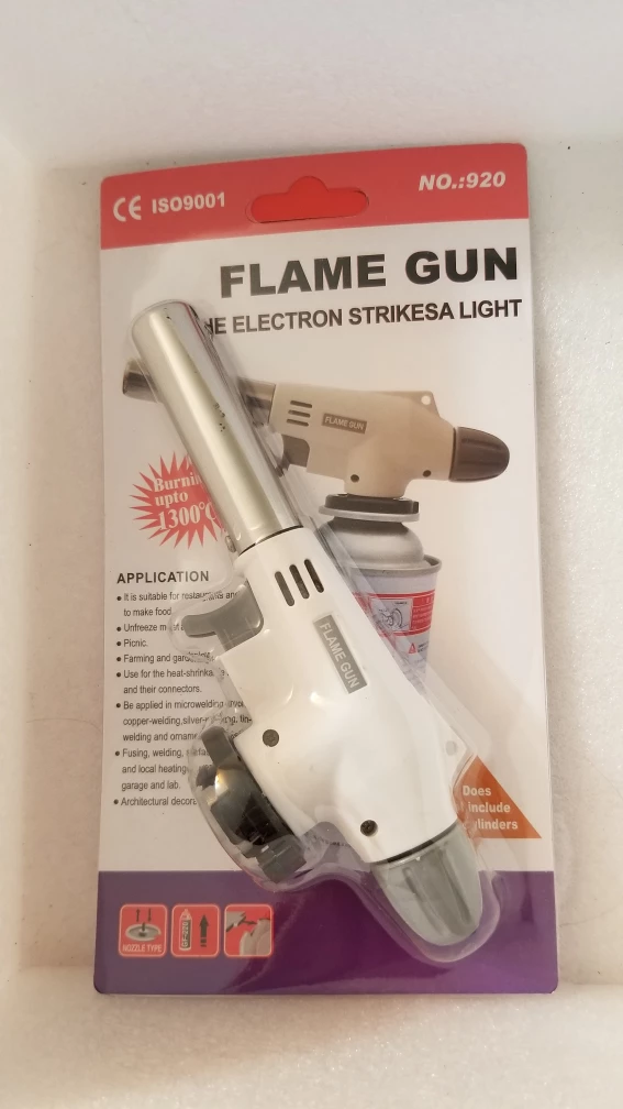 new in box flame gun