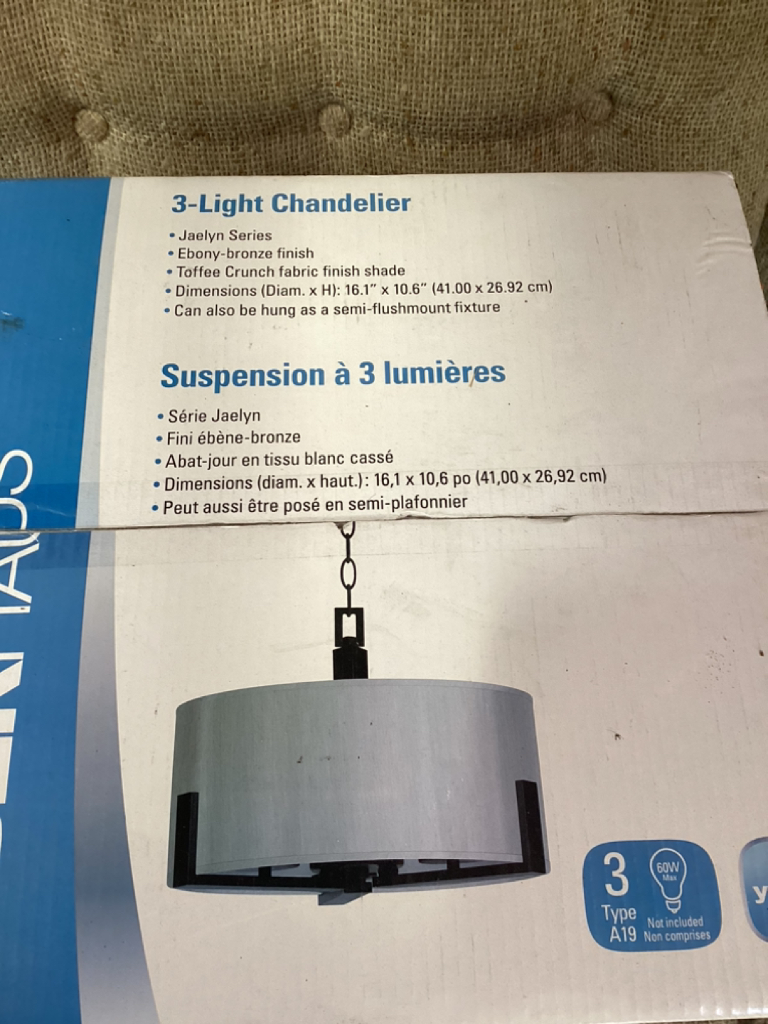 Never used chandelier