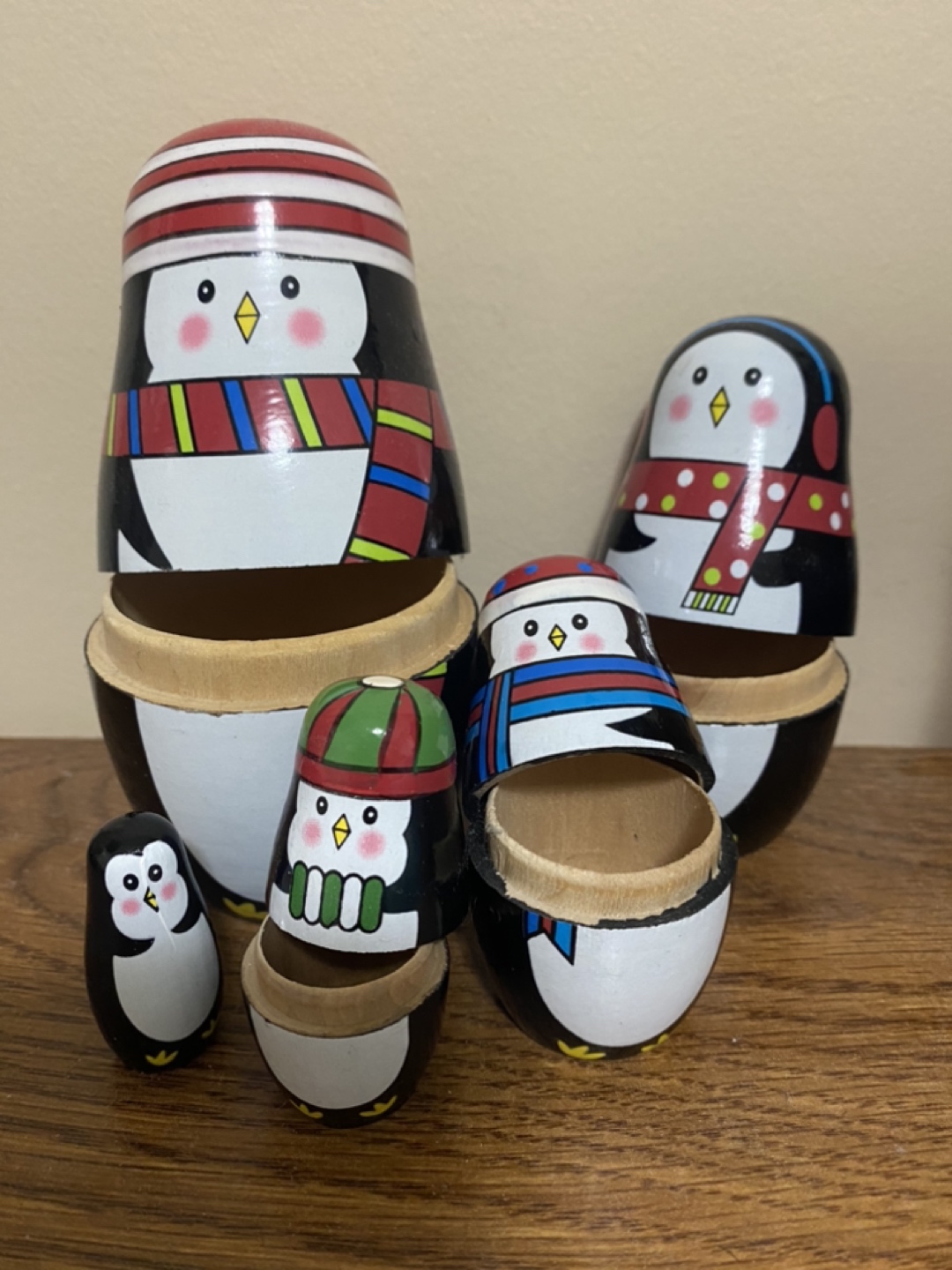 Penguin Nesting Doll set - photo 4
