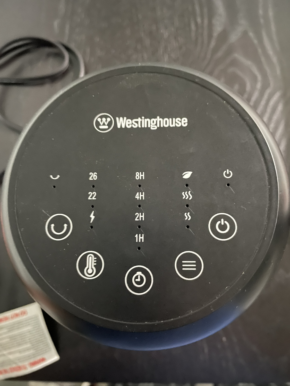 Westinghouse 9" Compact Digital Ceramic Heater - photo 4