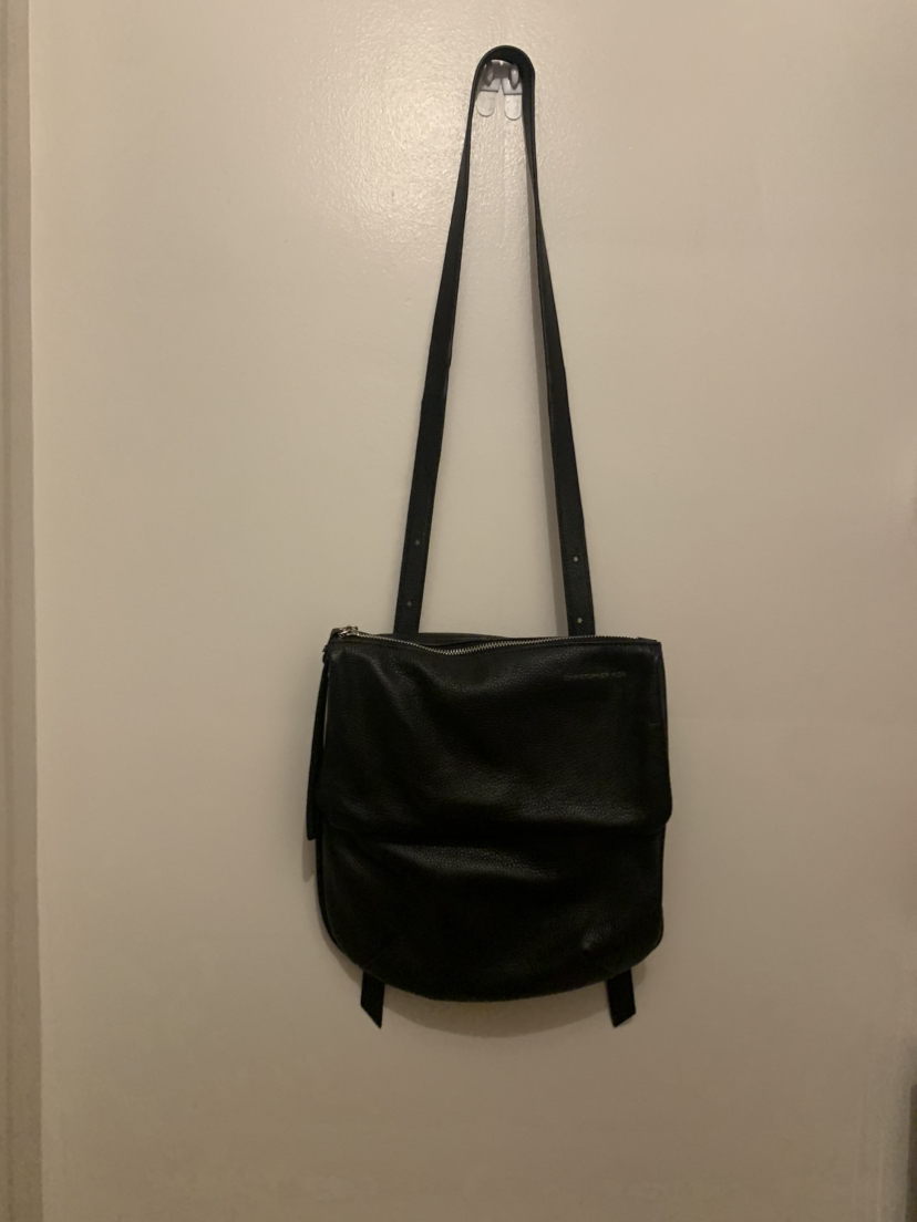 Christopher Kon leather messenger bag / backpack image indicator(2)