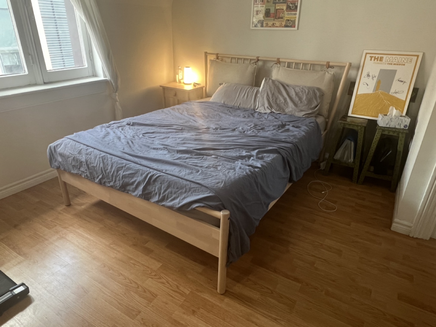 BJÖRKSNÄS Queen ikea bed frame with slats