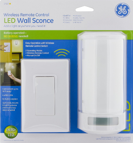 LED Light 4Wall Sconce Wireless Remote Control, White thumbnail