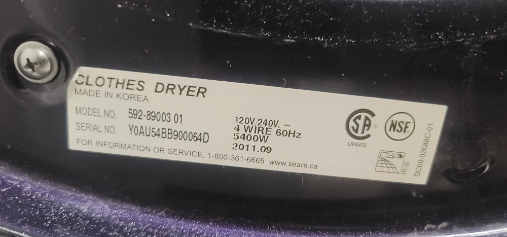 Kenmore Dryer Elite Series - photo 5