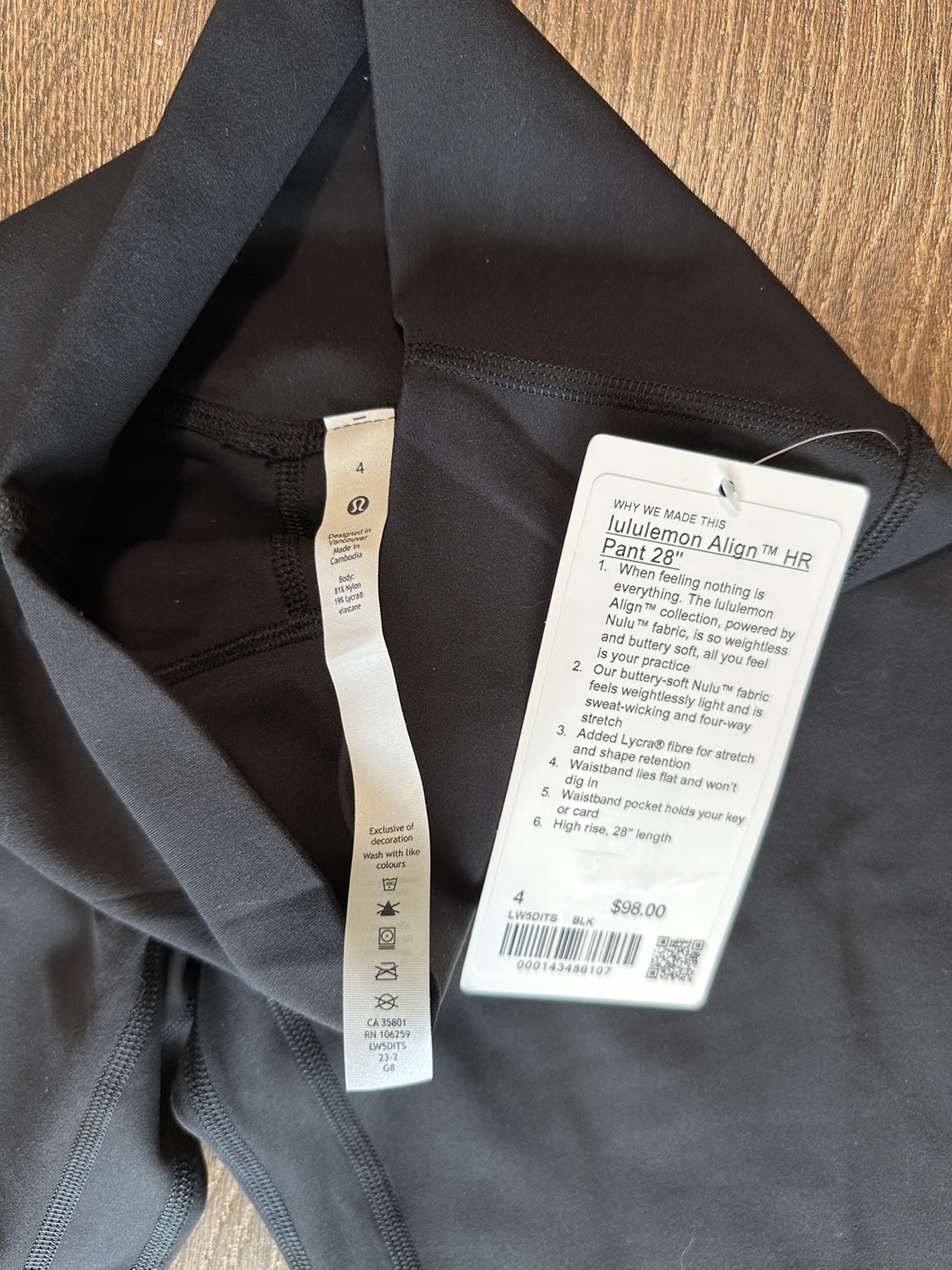 Lululemon Align High-Rise Pants 28” - Size 4 - photo 3
