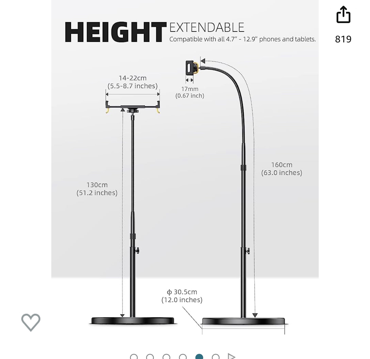 Tablet Floor Stand - photo 2
