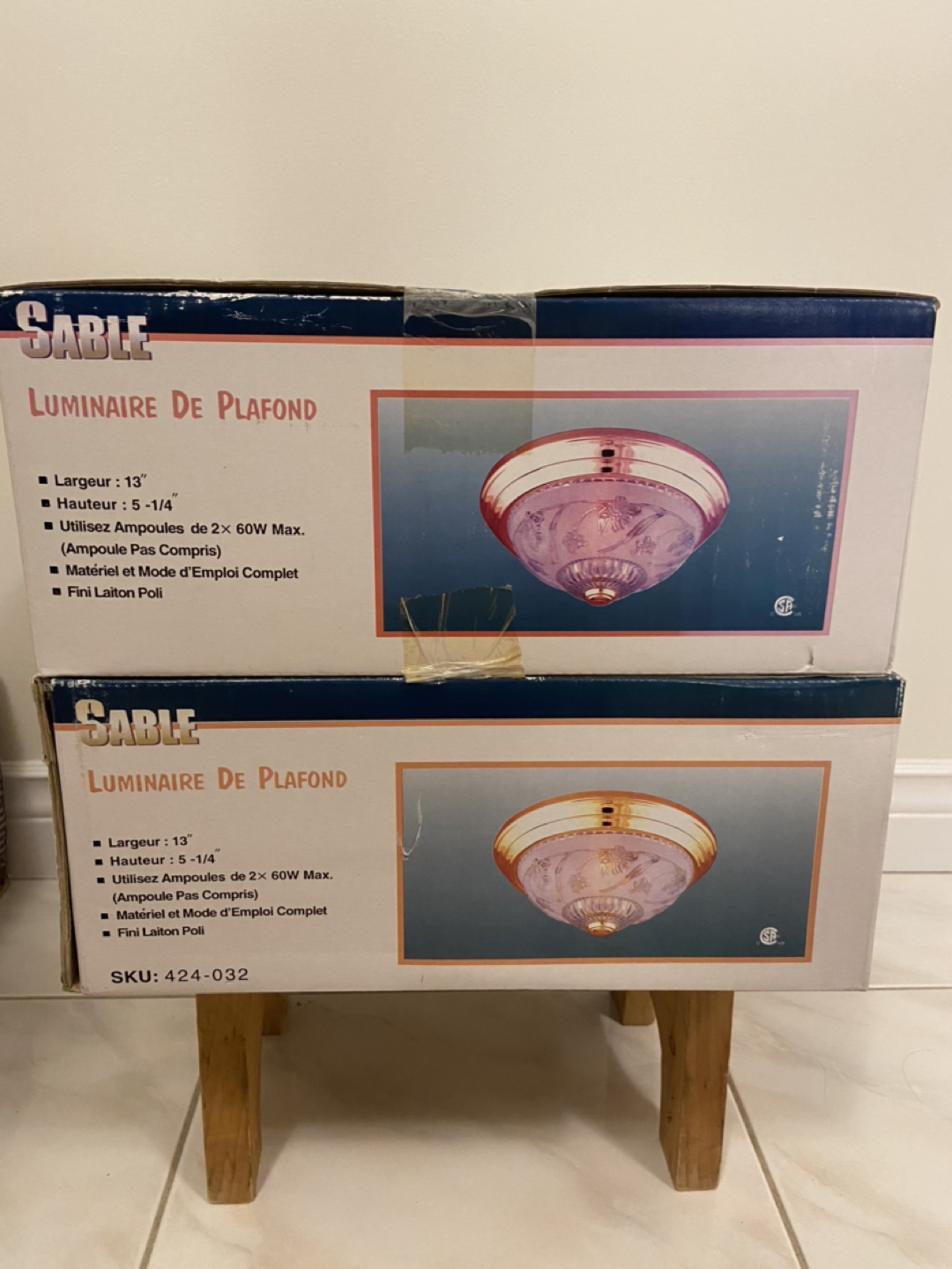 Brand New Sable Ceiling Fixture x2 image indicator(4)