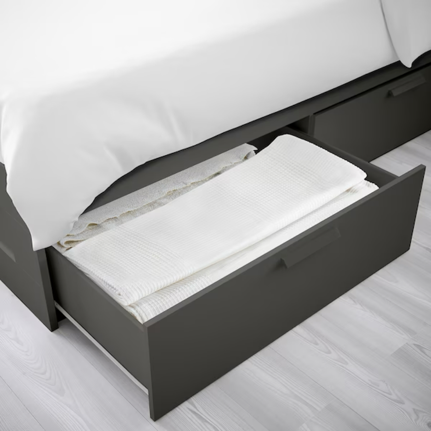 Queen bed frame - headboard not included - photo 2