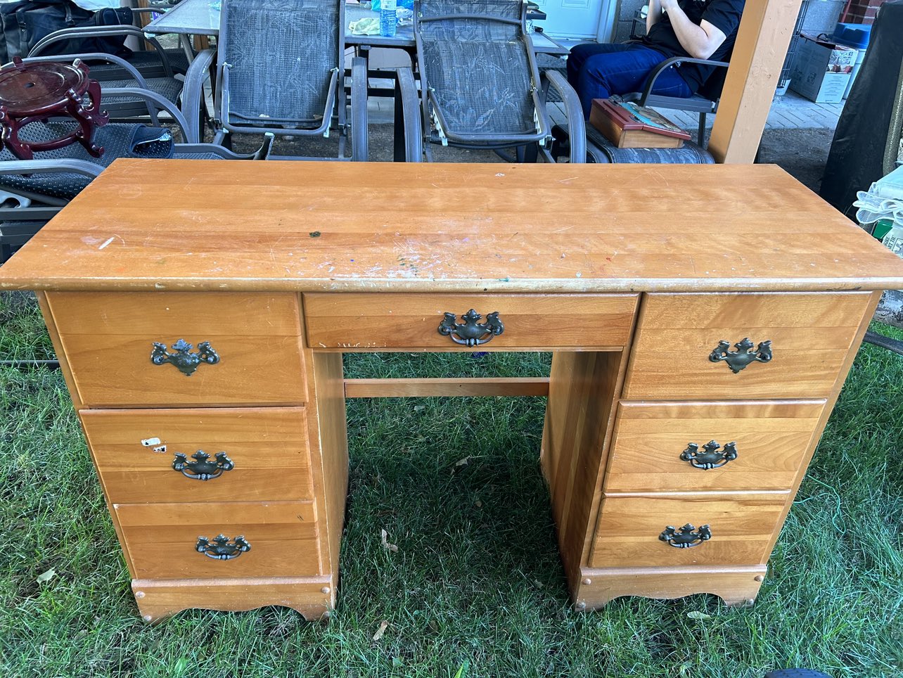 Solid Wooden Desk thumbnail