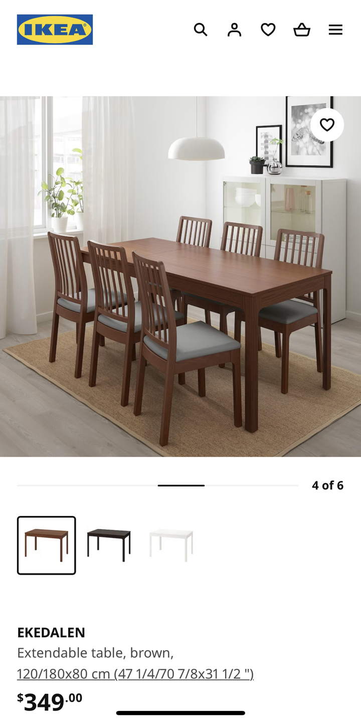 Ekedalen dining table - photo 2