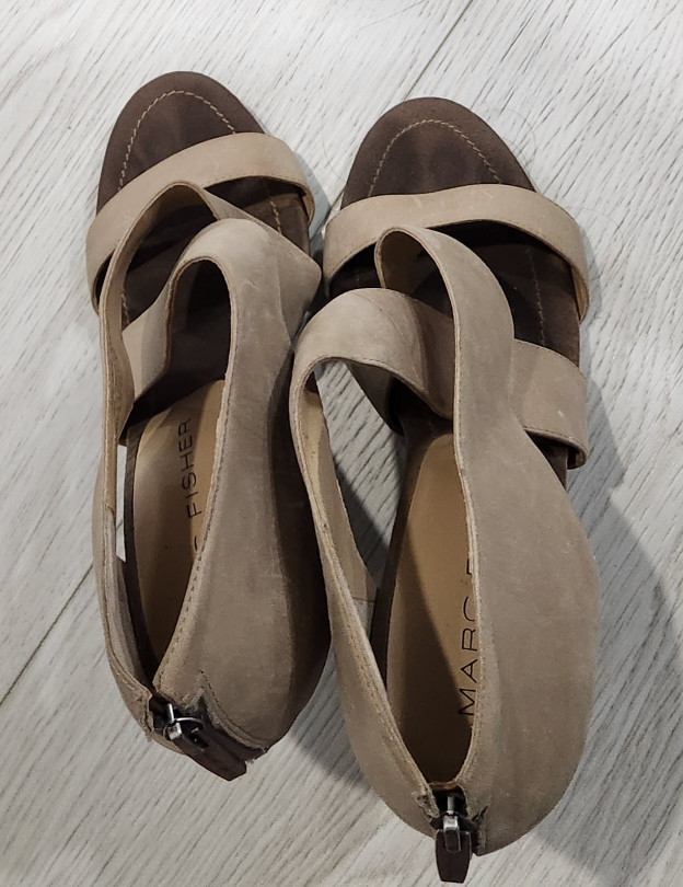 Marc Fisher Suede Sandals image indicator(3)