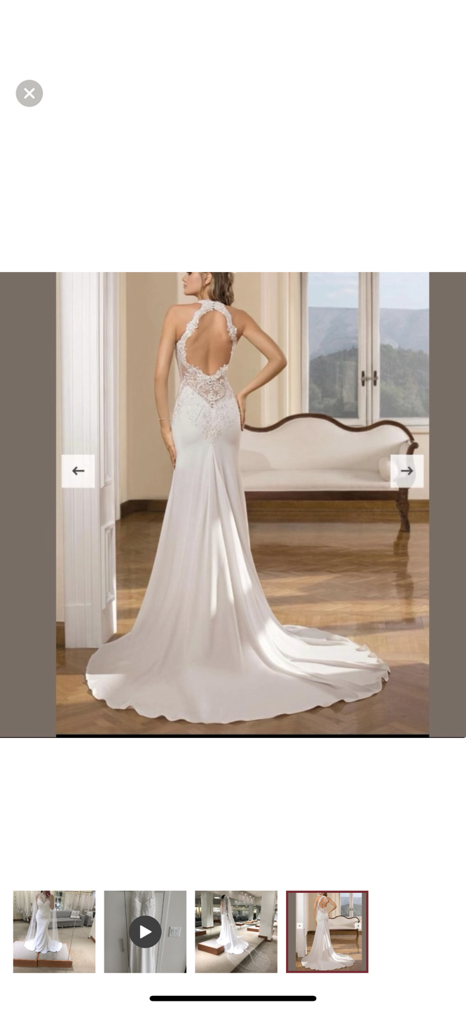 Demetrios wedding halter gown #cleanout image indicator(3)