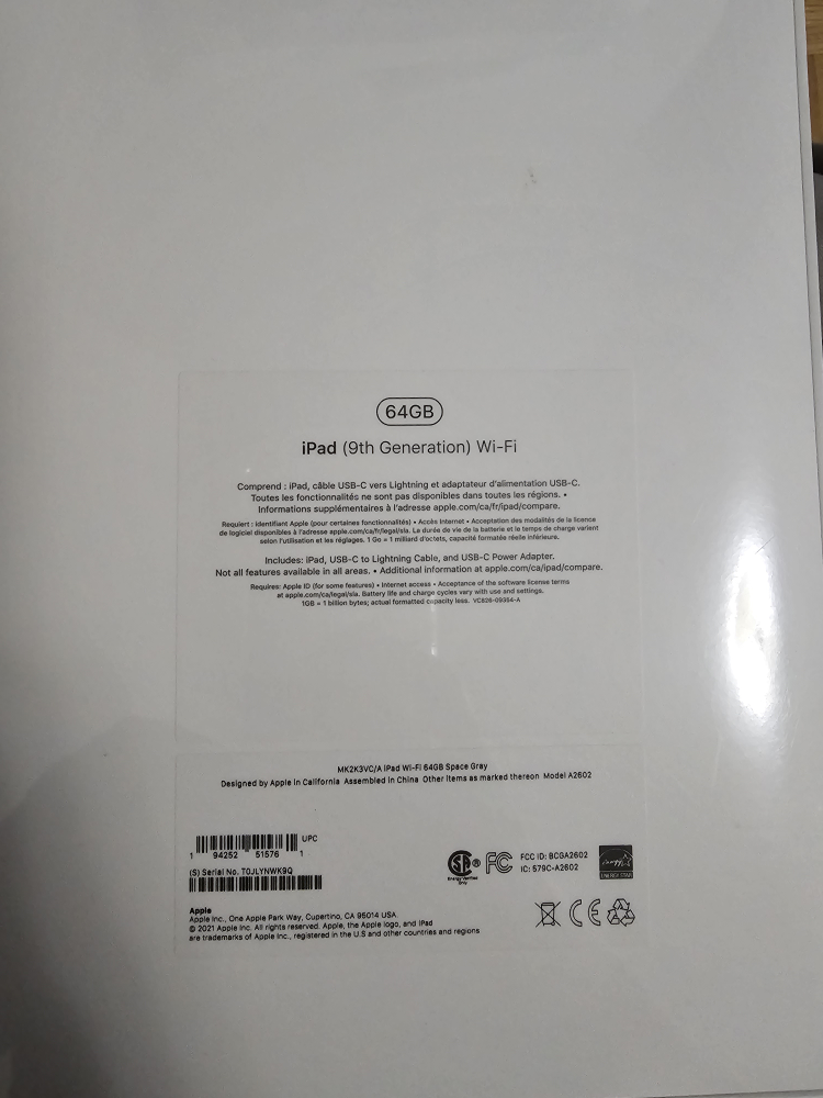 iPad 9th generation 64gb brand new - photo 2