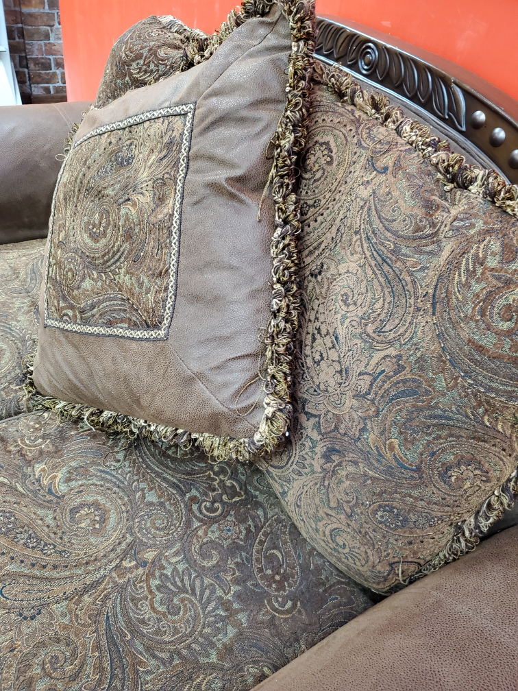 Leather sofa + coffee table (Set of 2) - photo 3