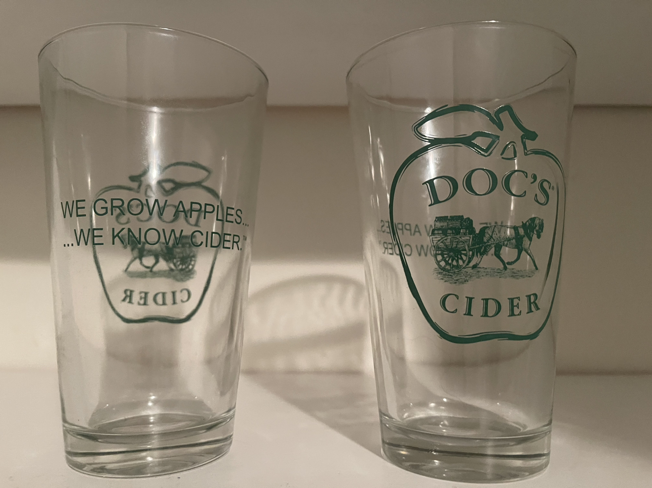 DOC Cider Glasses (2) #FreeCycle