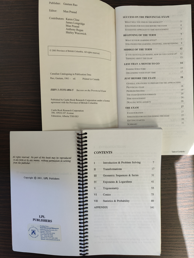 math study guides