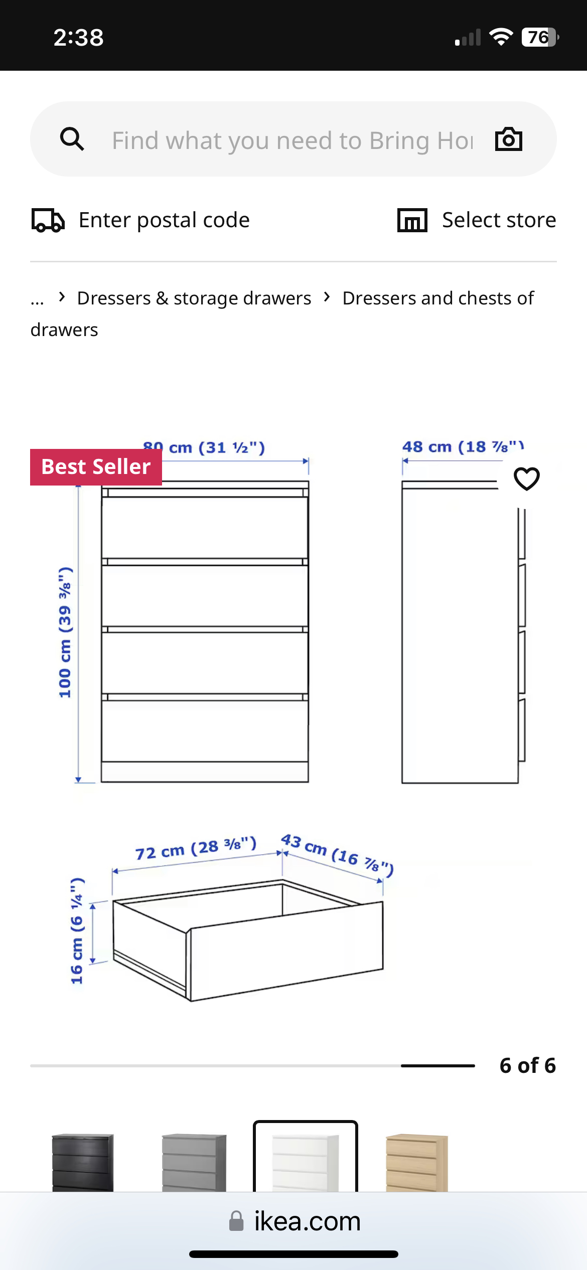 IKEA Malm Dresser - photo 3