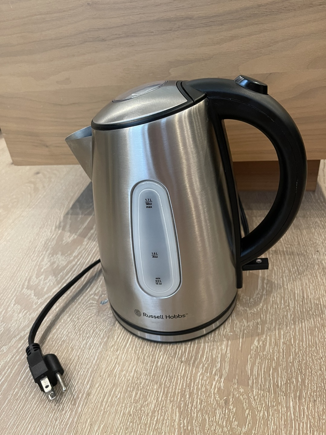 Russell Hobbs stainless steel electric kettle thumbnail