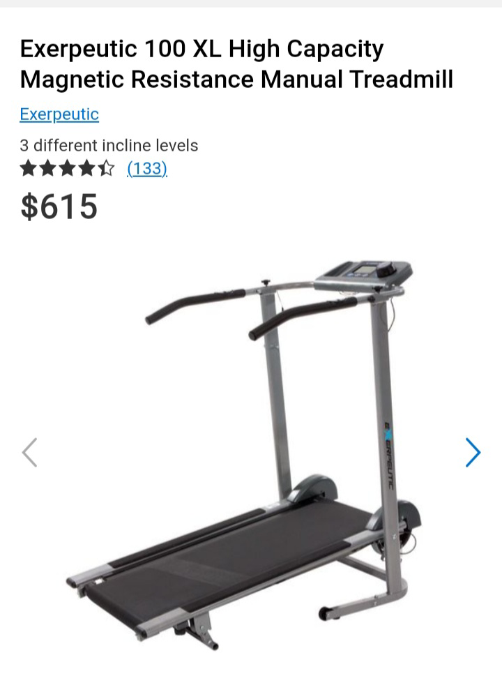 Manual Treadmill Magnetic resistance - photo 3