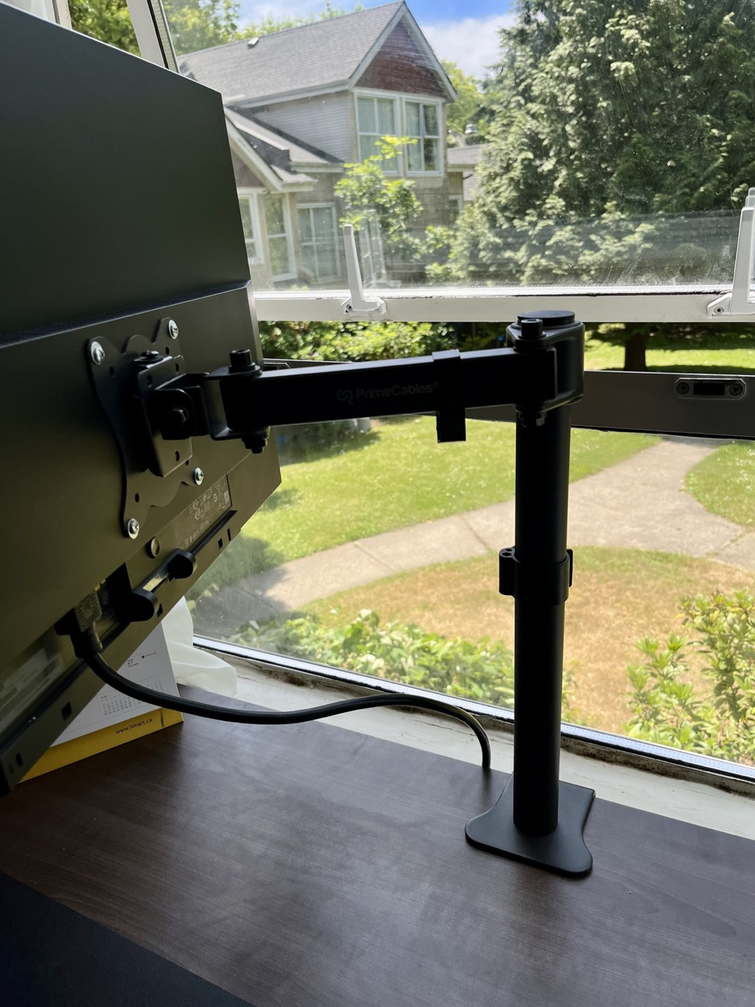 Single Monitor Desk Mount Adjustable Articulating Stand thumbnail