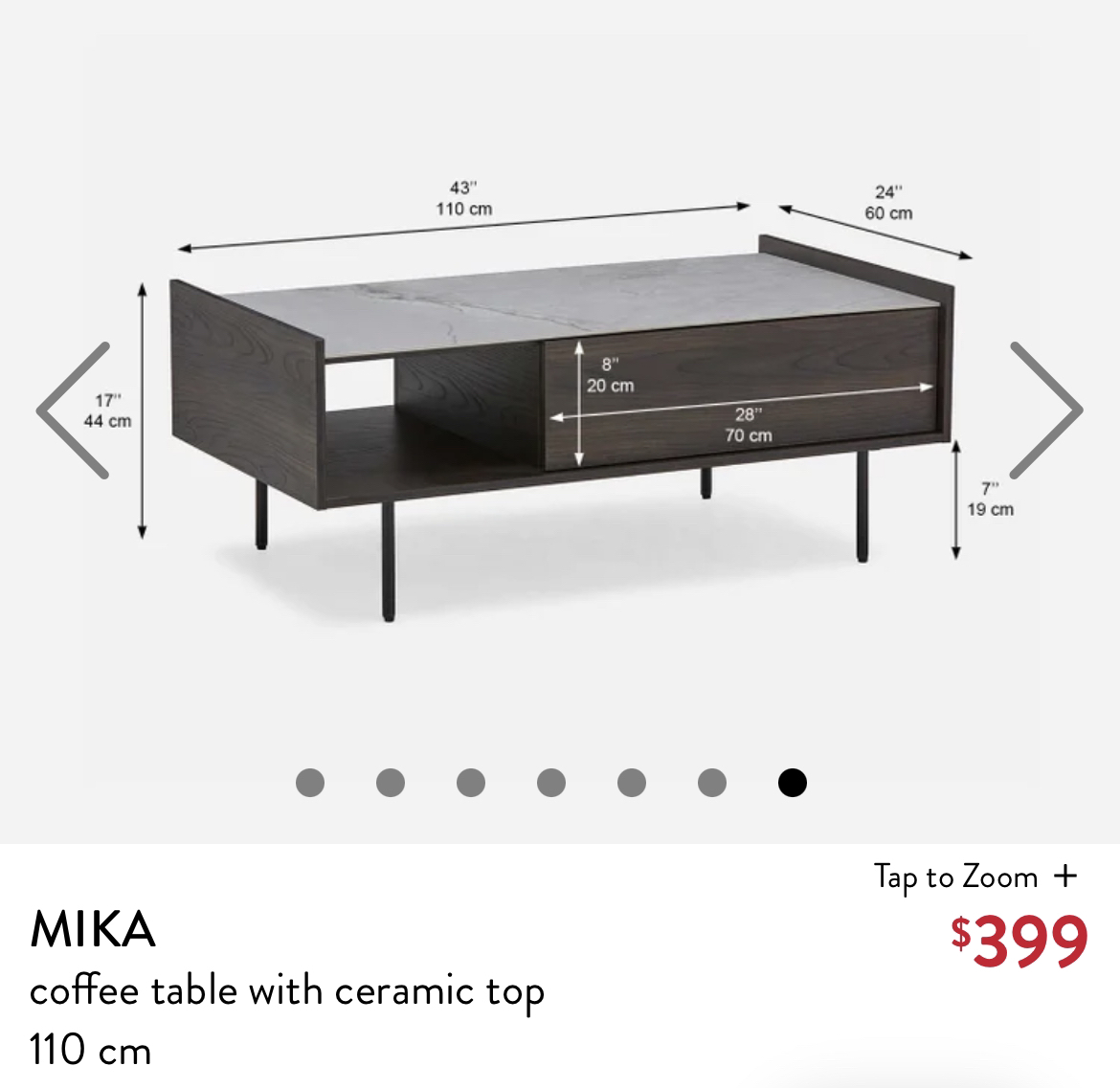 Coffee table from Structube for Sale! - photo 5