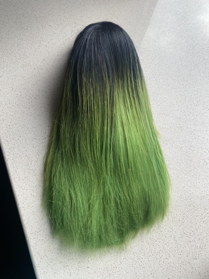 Human Hair - Green Color thumbnail