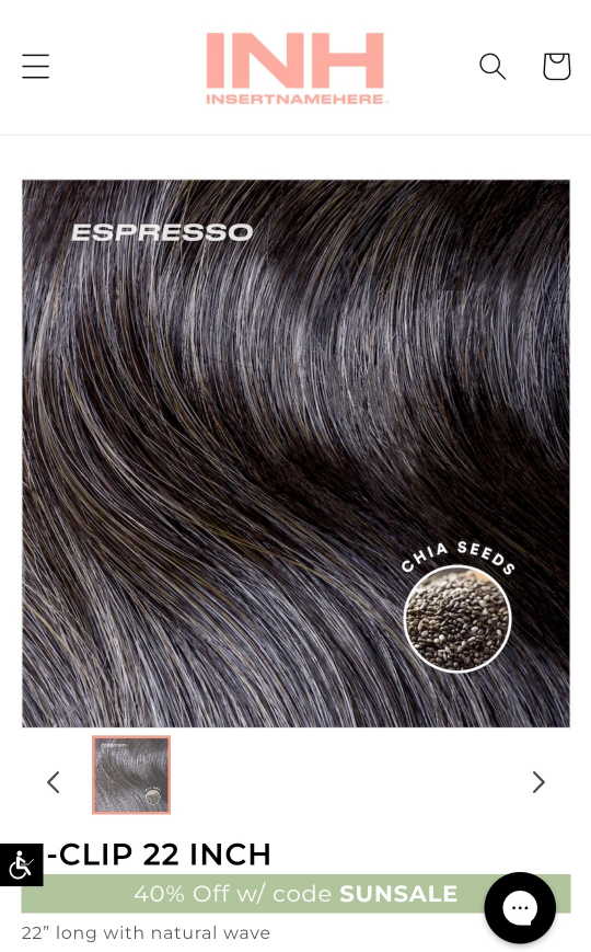 U-clip Hair Extension - Espresso - photo 4