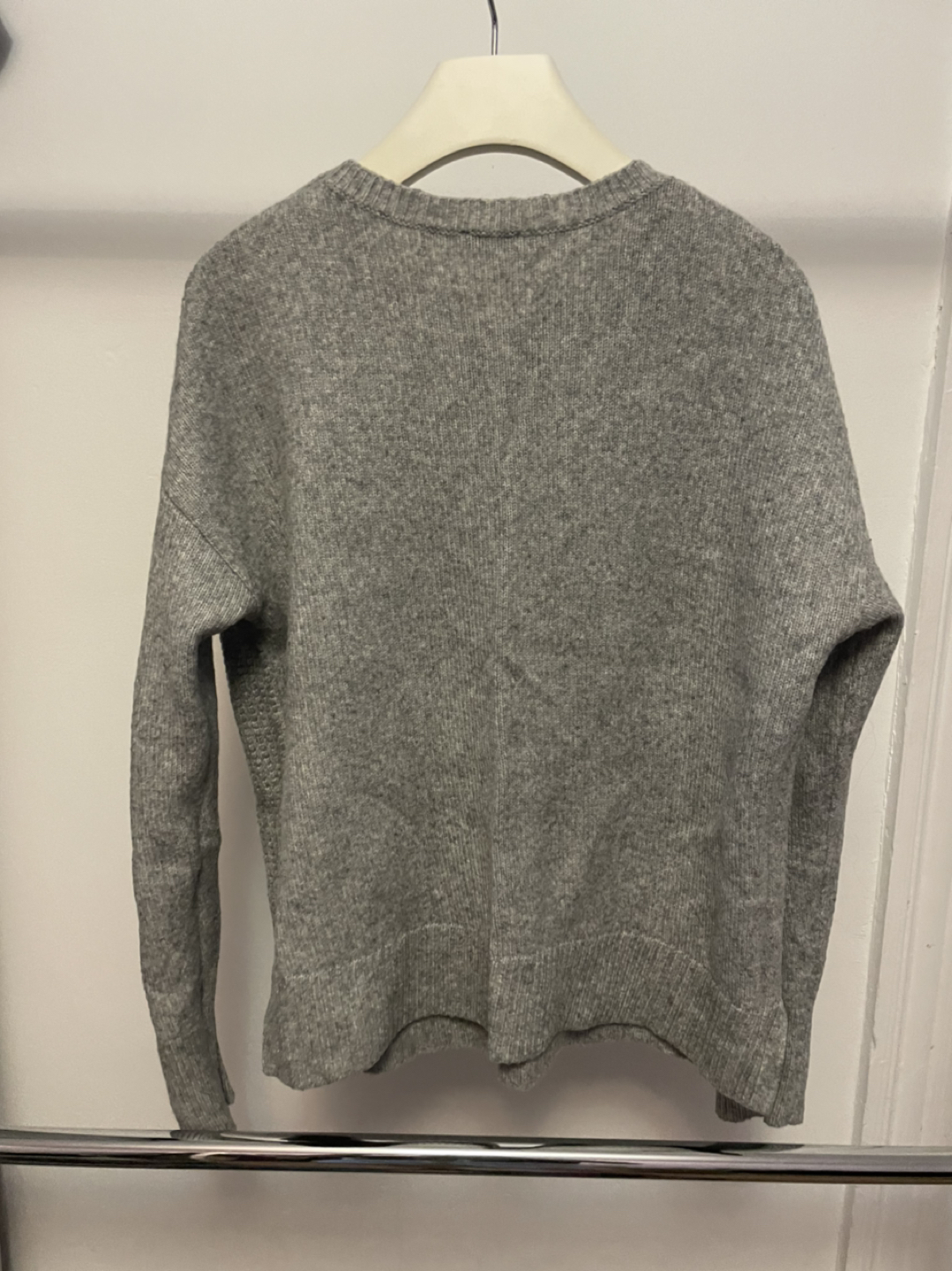 Grey wool sweater - photo 2