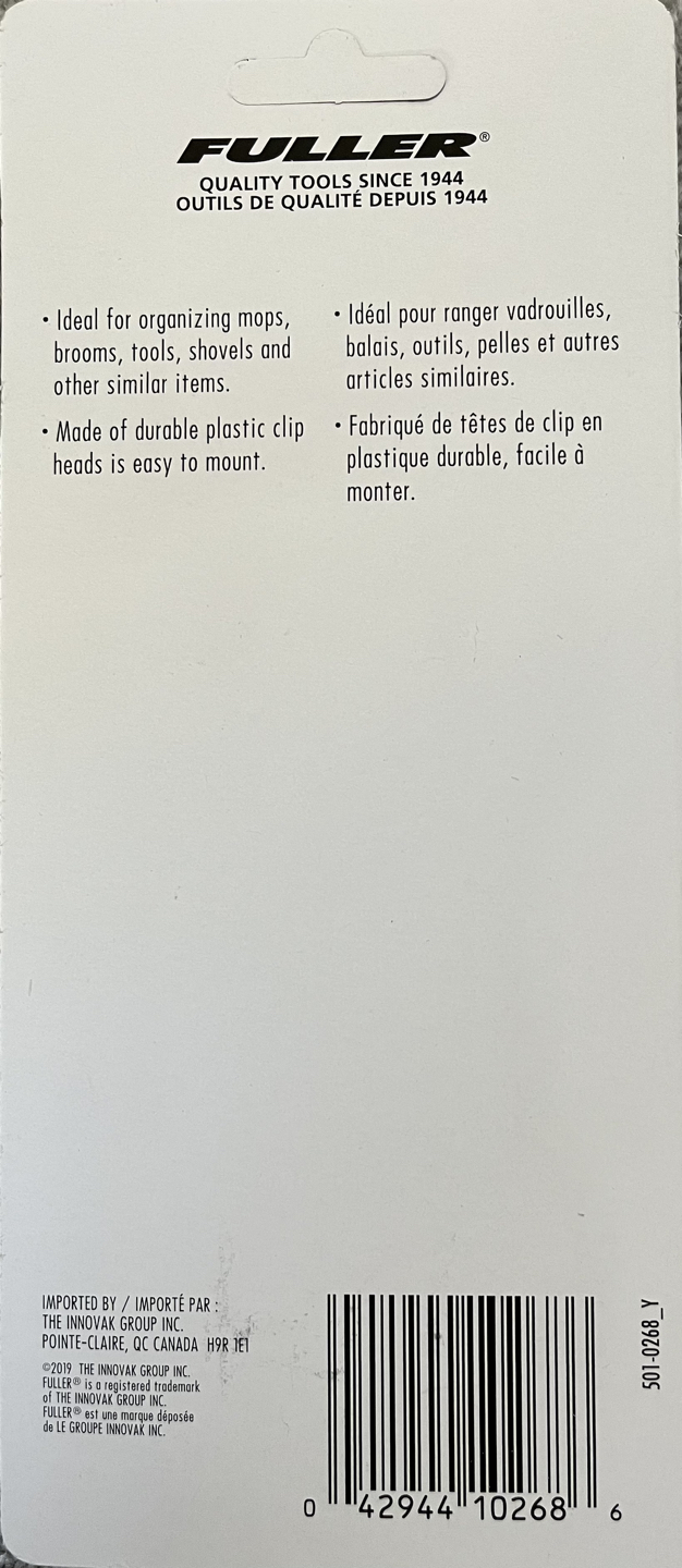 8x Brand New Broom Clip (2 in each pack) image indicator(4)