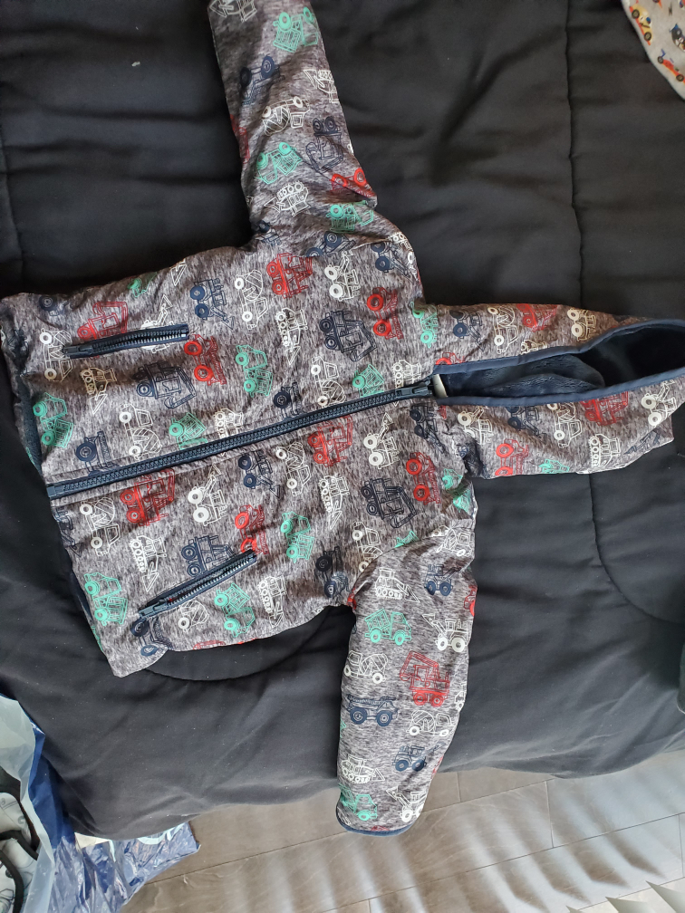 2 year old construction pattern jacket thumbnail