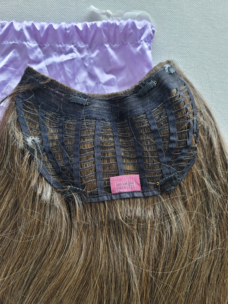 U-clip Hair Extension - Espresso - photo 3