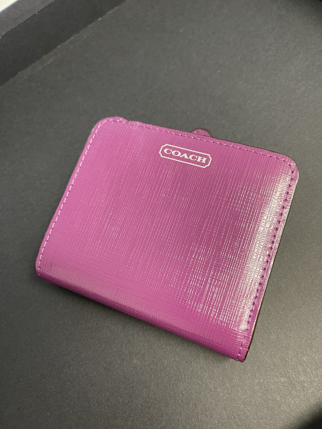 COACH purple wallet