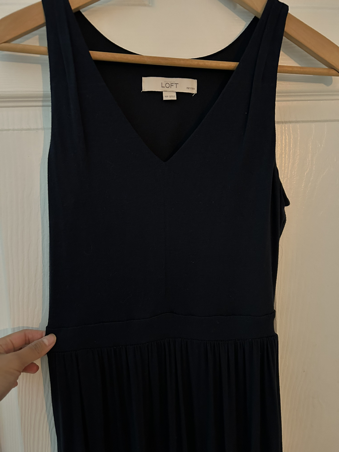 Loft navy long dress - photo 2