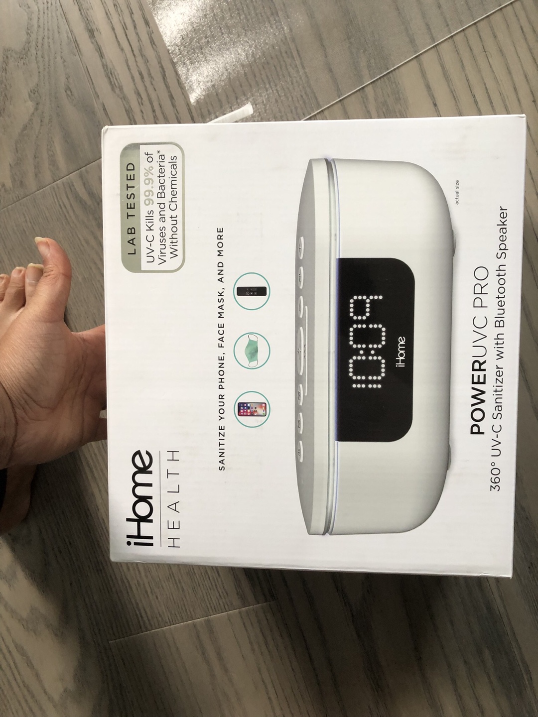 Sanitizer with Bluetooth speaker (New in box) thumbnail