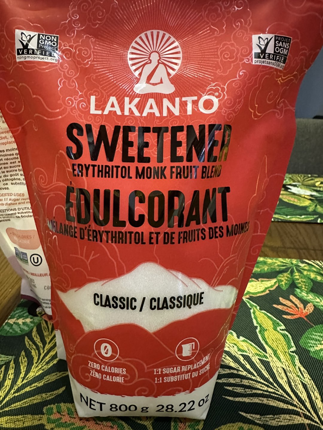 Erythritol & Monk Fruit Extract - zero calorie sweetener
