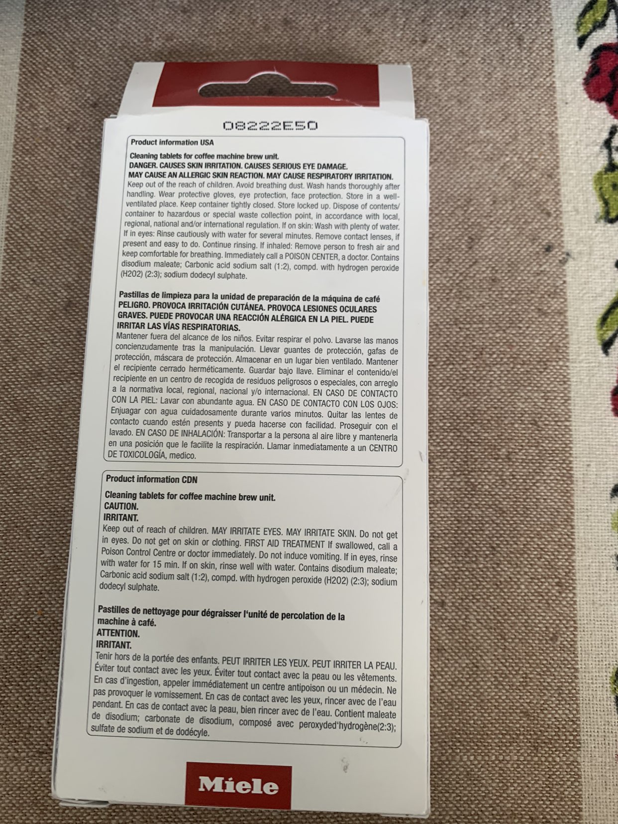 miele Cleaning tablets for coffee machines image indicator(2)