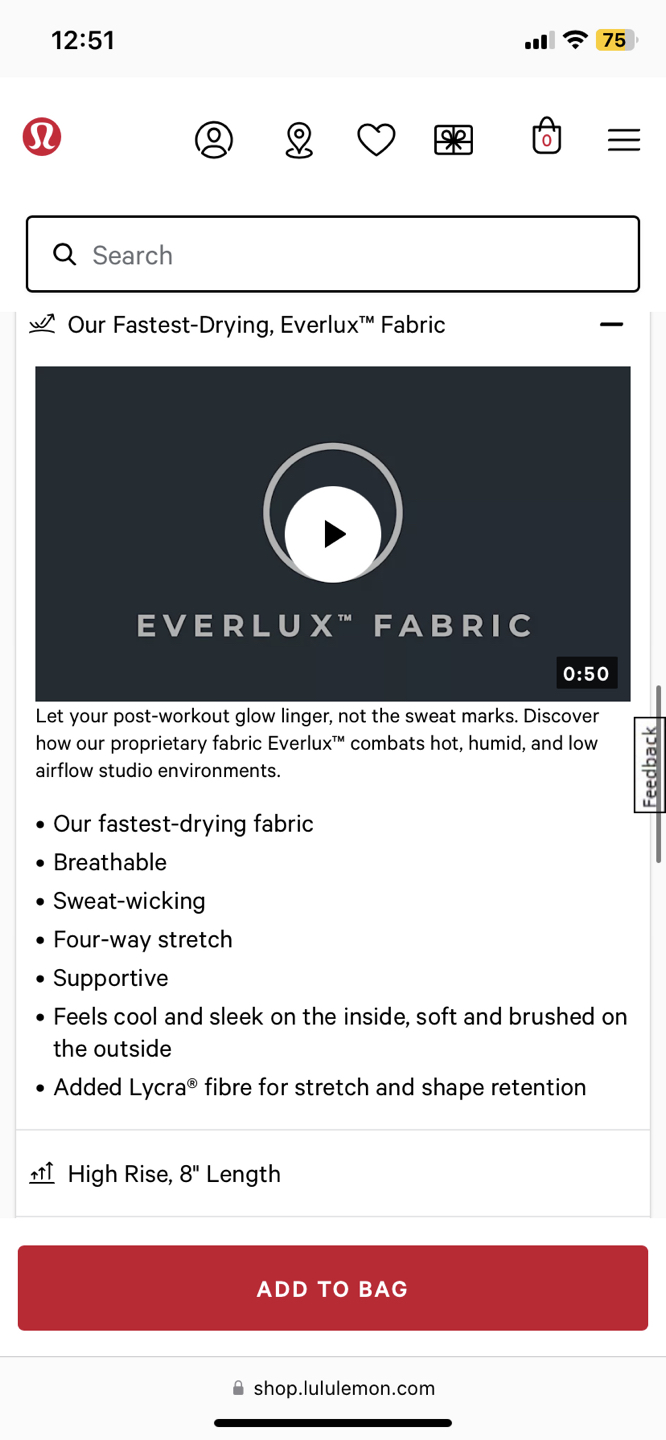 Lululemon Wunder Train HR Short 8” image indicator(4)