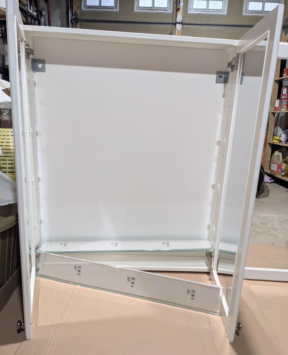 Ikea Godmorgon double door vanity mirror with storage - photo 3