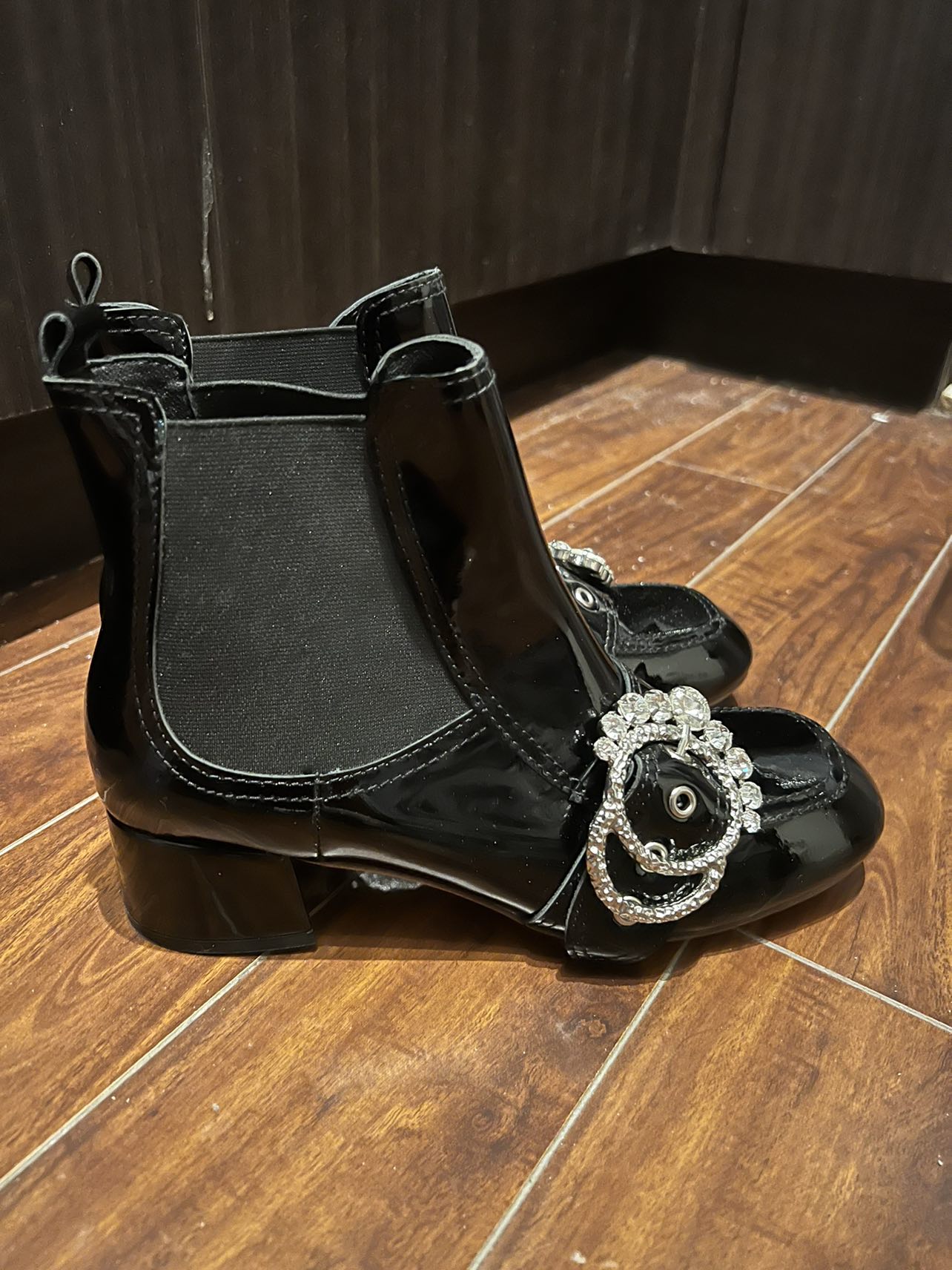 Black ankle boots - photo 2