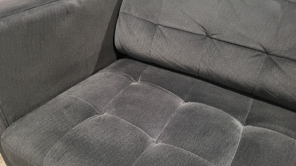 2 Seat Black Couch - photo 5