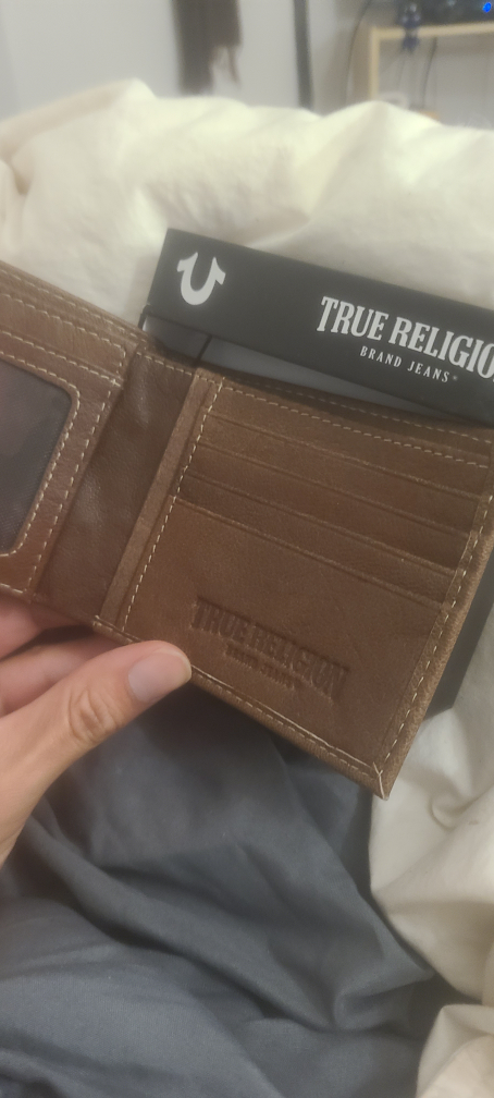 True Religion wallet still in box image indicator(2)