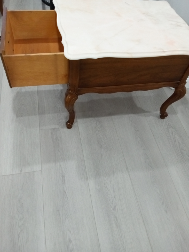 marble coffee table with side table - photo 5