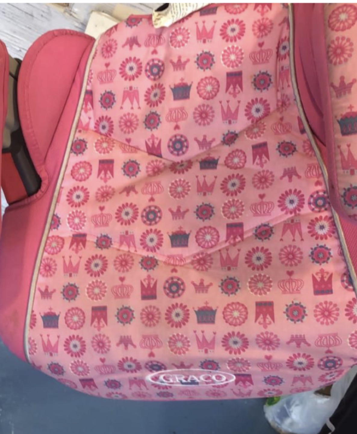 Child booster seat image indicator(2)